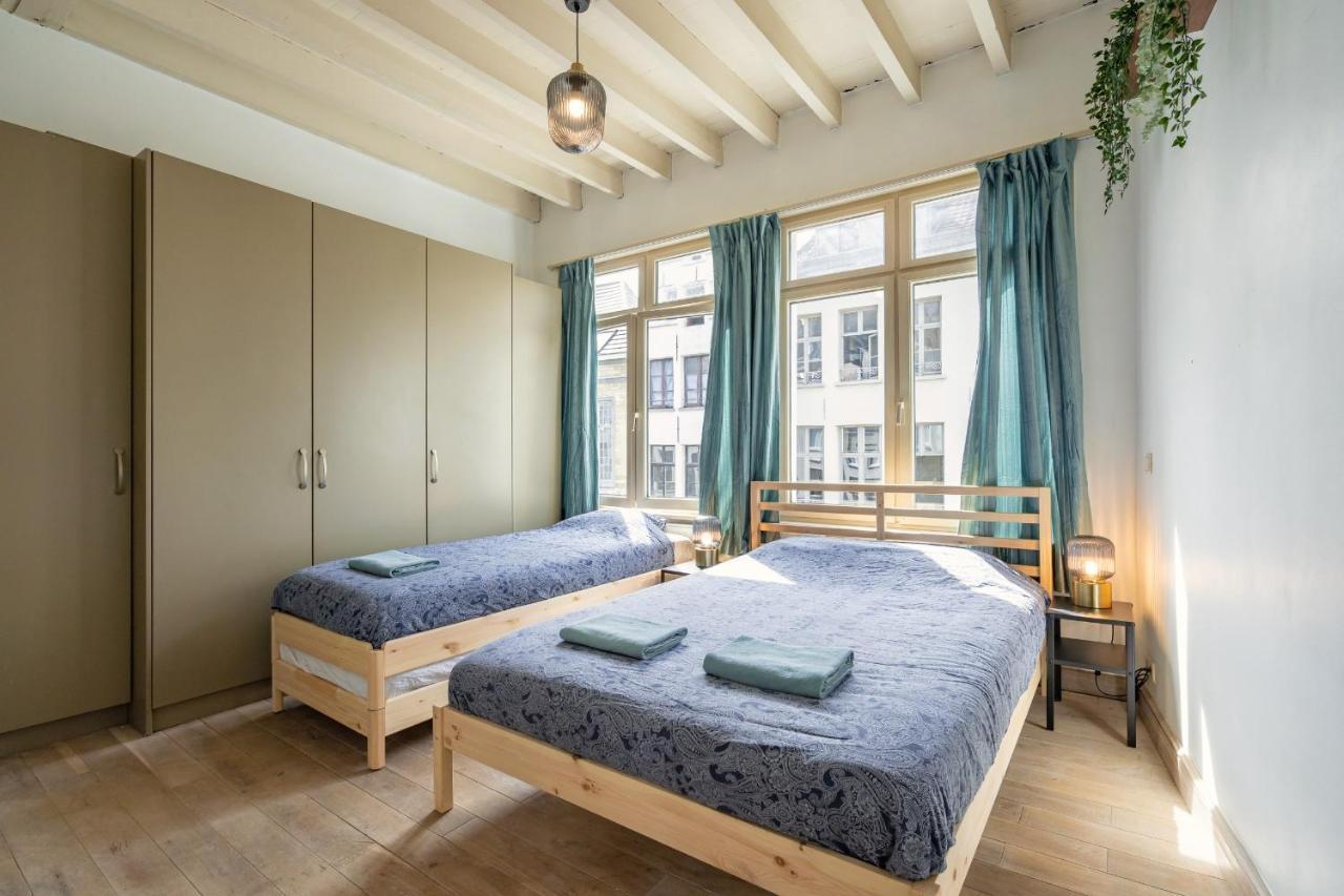 Tempel Triplex & Duplex At Historic Heart Of Antwerp Apartment Exterior foto