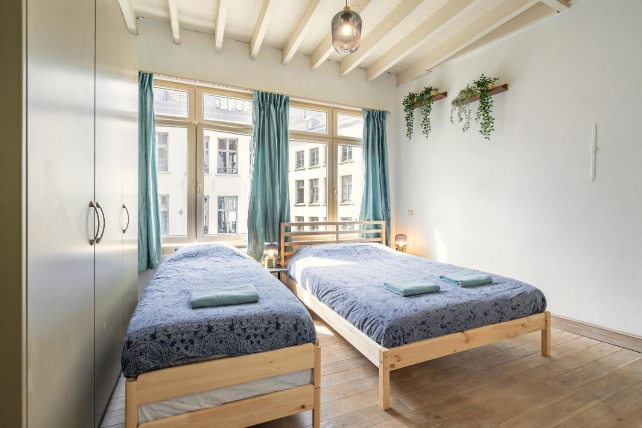 Tempel Triplex & Duplex At Historic Heart Of Antwerp Apartment Exterior foto