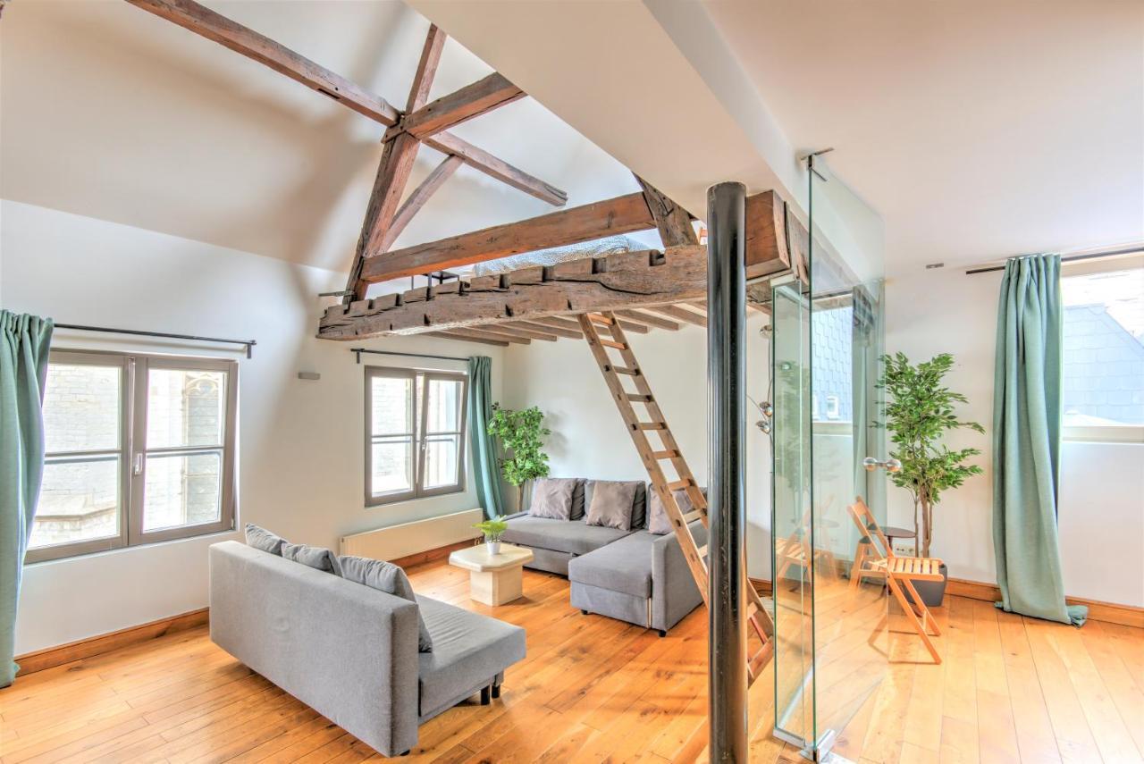 Tempel Triplex & Duplex At Historic Heart Of Antwerp Apartment Exterior foto